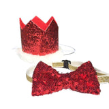 Christmas  Bow Tie and Cap