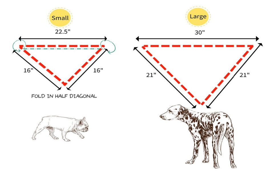 2 Christmas Bandana Set